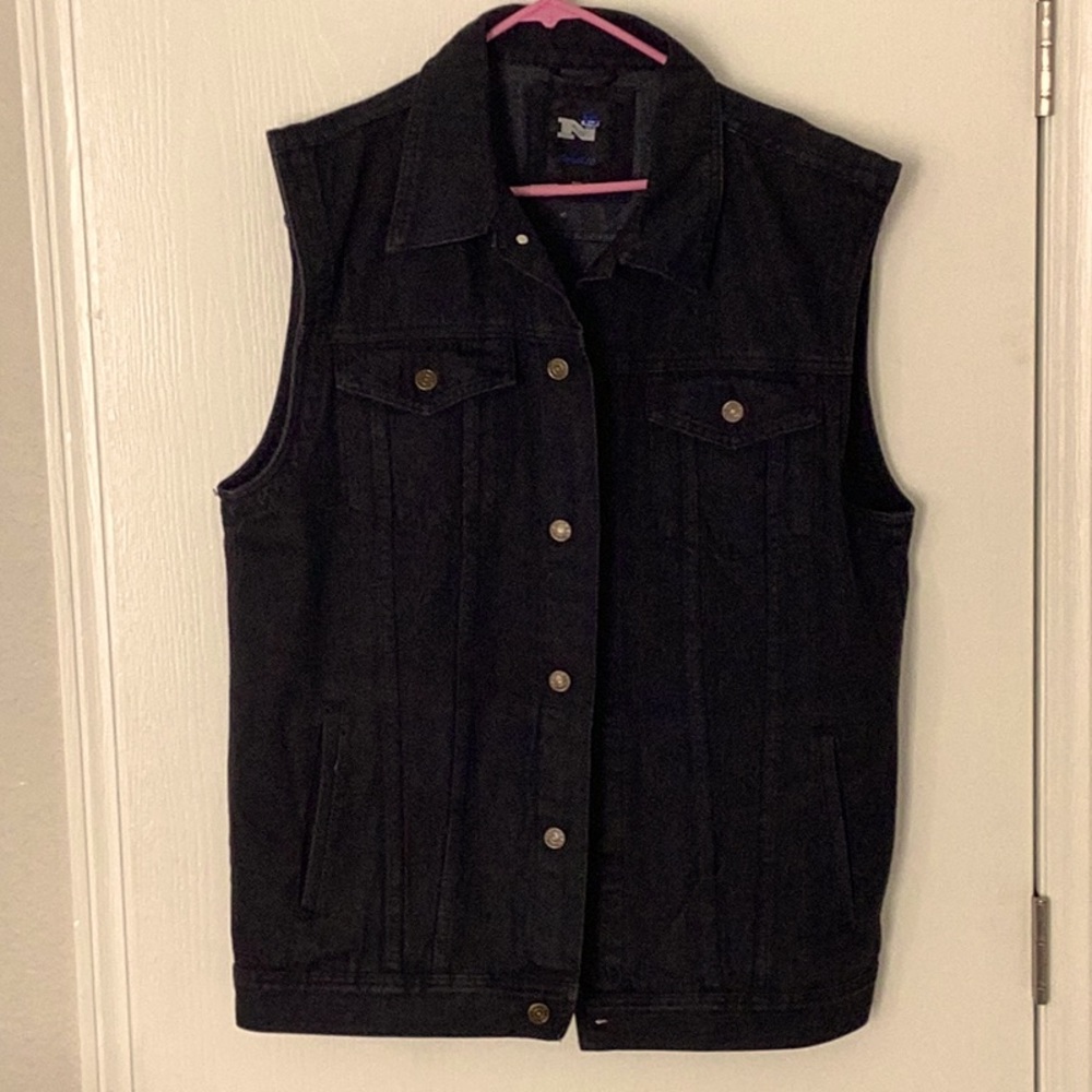 Jean vest/American Flag